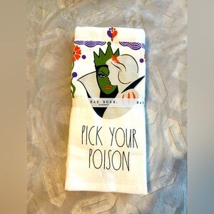 Rae Dunn •  Disney Princess ❤️ Pick Your Poison • Towels • Set of 2